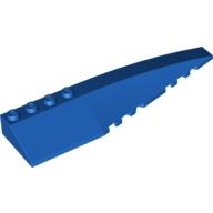Lego kostka (kostička) 12x3 klín pravý zkosený, modrá (4177385, 4297359, 4626754)